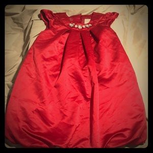 Red formal dress
